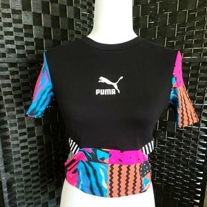 Cropped Puma workout top